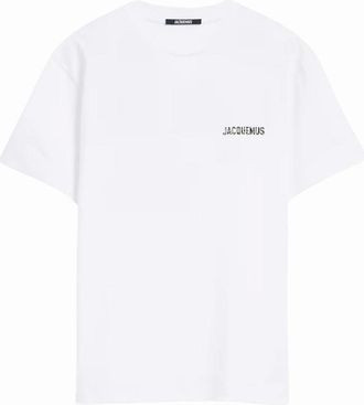 Jacquemus Mens Jacquemus Saint Tropez Address T-Shirt - White - Size: 40