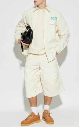 Willy Chavarria T-shirt Chavarria Recovery Center, Mens, Cream