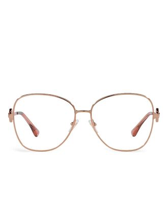 Versace buttterfly-frame glasses - women - Metal - 57 - Pink