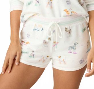 PJ Salvage Roll With It Lounge Shorts In Ivory