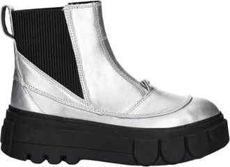 Sorel Enkellaarsjes - Dames - Chelseaboots - Grijs - 40 EU - Leer - Schoenen