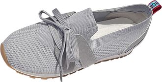 Generic 2026 Running Shoes for Women Sporting Slip On Mesh Working Lightweight (Grey, 4.5)