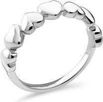 Devata Sweetheart Band Ring in Silver at Nordstrom Rack, Size 8