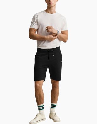 GANT Mens Gant Shield Mens Shorts Sweat Regular Fit Cotton - Black - Size: 33/32/32