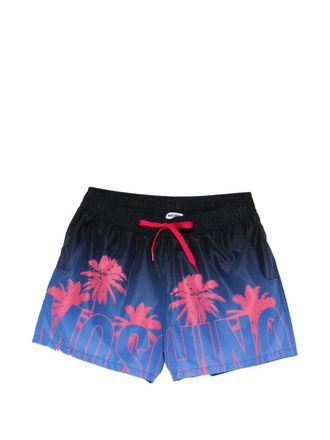 Moschino Silk and Nylon Blend Drawstring Swimwear