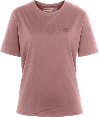 Timberland T-Shirt TIMBERLAND DUNSTAN Short-Sleeve Tee, Damen, Gr. XXL, ash rose, Single Jersey, Obermaterial: 100% Baumwolle, Rundhals, Shirts T-Shirt