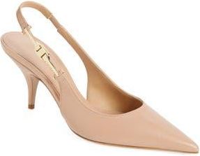 Ferragamo Tally Pointed Toe Slingback Pump in Amaretti at Nordstrom Rack, Size 9.5