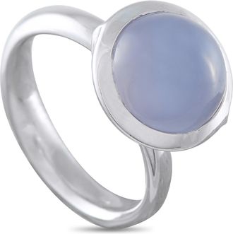Tamara Comolli 18K White Gold Chalcedony Ring TC06-051526