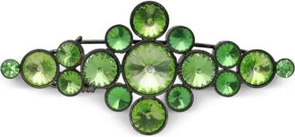 Missoni adorned gemstone brooch - Zilver