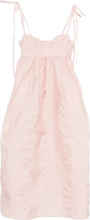 Cecilie Bahnsen Alena midi dress - women - Polyester/Acrylic/Cupro/Polyester - 10 - Pink