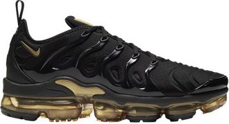 Nike Mens Air Vapormax Plus - Running Shoes Black/Metallic Gold Size 10.0
