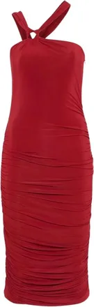 Isabel Marant Kleedjes, Dames, Rood, S, Midi Kleedjes