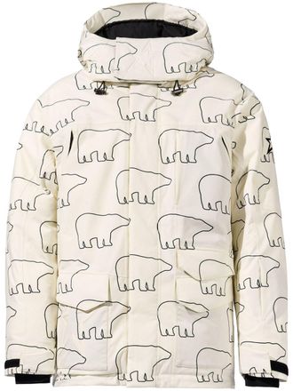 Perfect Moment Max Insulated ski jacket - men - Elastomultiester/Goose Down/Feather - S - White