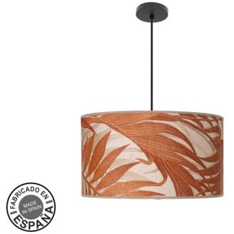 Fabrilamp Colgante Moda 3xe27 Negro/hoja Caldera Regx50x50cm C/difusor