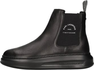 Karl Lagerfeld Laarzen Zwart - Heren - Chelseaboots - Zwart - 41 EU - Leer - Schoenen