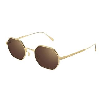 Cartier Sunglasses, unisex, Yellow, Size: 48 MM Ct0627S 002 Sunglasses