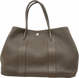 Herm&egrave;s Silver Negonda Leather Tote Bag (Pre-Owned)