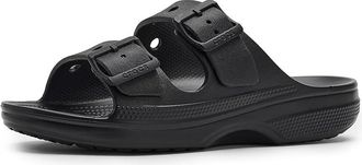 Crocs Classic Saturday Sandals Womens Sandals Black 1 : 11 M, Synthetic
