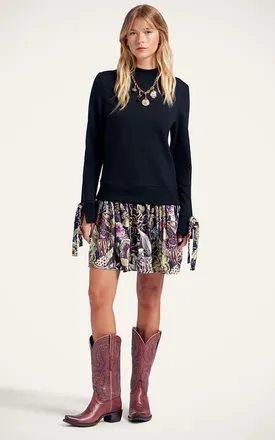 La DoubleJ Sporty Dress in Fun-Gi Black at Nordstrom, Size Xx-Large