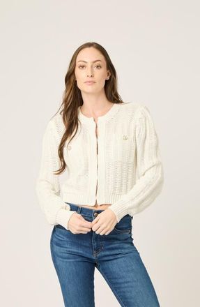 BTB Los Angeles Jade Cardigan in White at Nordstrom, Size X-Small