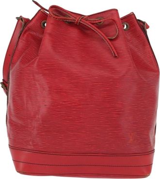 Louis Vuitton Noe Epi Leather Red Leather Handbag (Pre-Owned)