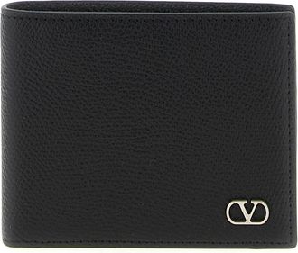 Valentino Garavani Accessoires, Heren, Zwart, ONE Size, Leer, Vlogo Signature Wallet