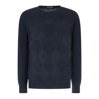 Ballantyne Jersey de cuello redondo - Knitwear - Hombre - Azul - 2XL