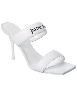 Palm Angels Logo Band Leather Sandal