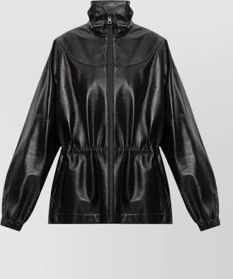 Givenchy lamb leather single breasted jacket