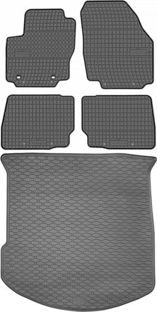 OEM Juego De Alfombrillas De Goma Para Coche Y Maletero Para Ford Mondeo Iv Estate (2007-2011)