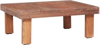vidaXL Coffee Table 60x45x23 cm Solid Mahogany Wood Vidaxl