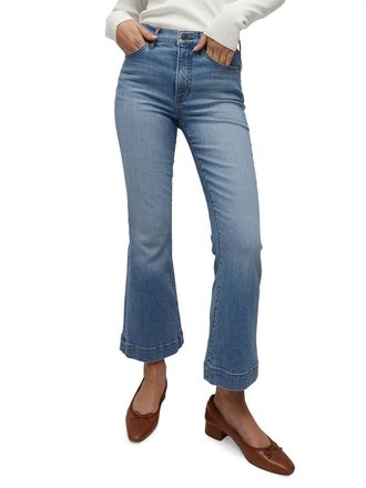 Veronica Beard Carson Ankle Flare Jeans In Amethyst