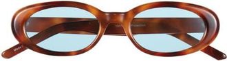 BP. Narrow Oval Sunglasses in Orange Tort at Nordstrom