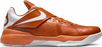 Nike Mens Zoom Kd Iv Texas Longhorns Basketball Shoes In Desert Orange/white