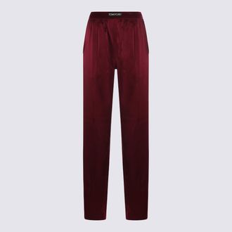 Tom Ford Trousers Deep Plum