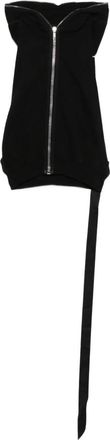 Rick Owens Cyclops Gimp SL Hoodie - Dames - Tops zonder mouwen - Zwart - XS - Katoen - Tops