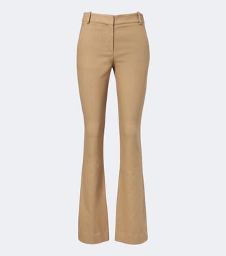 Veronica Beard Corbette twill flared pants