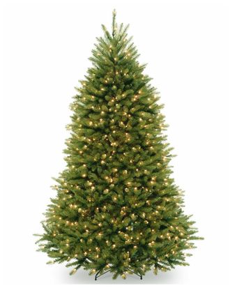 National Tree Company 7.5Ft Dunhill Fir Hinged Tree With 750 Clear Lights