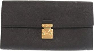 Louis Vuitton Pre-owned Wallets, female, Black, Size: ONE SIZE Pre-owned Canvas Wallet