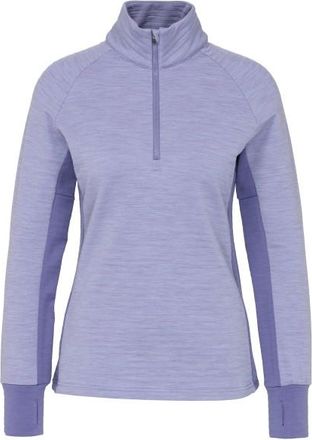 Stoic MerinoFleece260 FlenSt. II Half Zip Merinopullover f&uuml;r Damen | lila