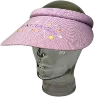 Balenciaga Pre-owned Katoenen Hoed - Dames - Vintage Accessoires - Paars - ONE Size - Katoen - Vintage