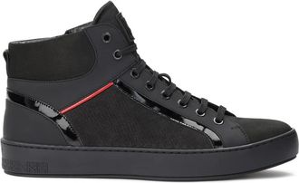 Kazar Zwarte sneakers voor heren. Dit product valt groot uit. - Heren - Sneakers - Zwart - 41 EU - Leer - Schoenen