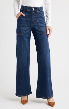 Frame Denim The Modern Pocket Wide Leg Jeans in Oberon at Nordstrom, Size 26
