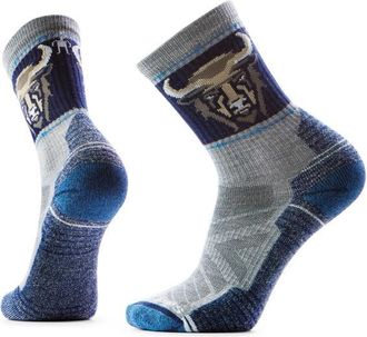 Smartwool Hike Light Cushion Bison Crew Wandersocken - Unisex | grau