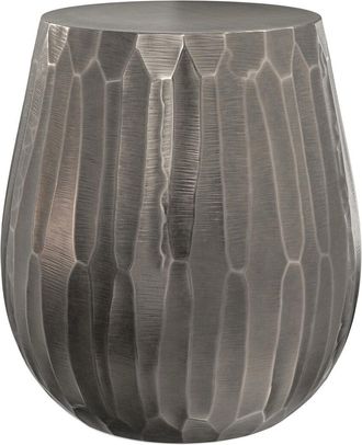 Simpli Home Nellie Modern Industrial 19In Cast Aluminum Side Table