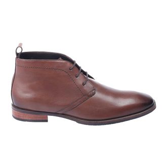 Dune London Heren Mervin Leren Chukka Boots (Bruin)