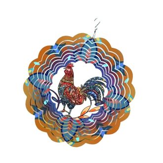 OEM Campanillas De Viento Giratorias Y En Espiral, Adorno De Gallo