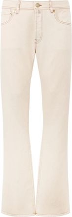 Billionaire Boys Club Jeans, Heren, Beige, W38, Katoen, Geborduurde 5 Pockets Regular Cut Jeans