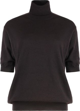Prada Luxe Cashmere Turtleneck Sweater - Dames - Cashmere truien - Bruin - M - Kasjmier - Truien & Vesten