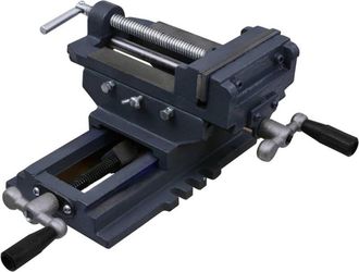 vidaXL Tornillo De Banco Manual Carro Transversal 127 Mm Vidaxl